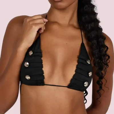 Black Body Cadet Triangle Bikini Top